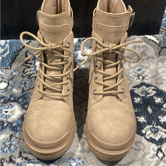 Beige Mia Booties - Picture 3 of 6